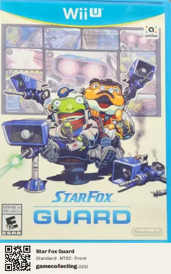 Star Fox Guard Nintendo Wii U, NTSC box front
