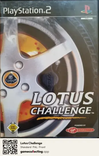 Lotus Challenge PlayStation 2, PAL box front