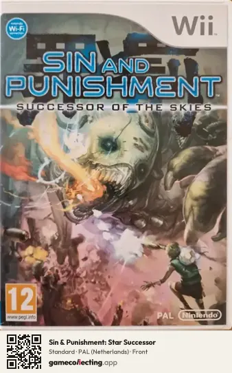 Sin & Punishment: Star Successor Nintendo Wii, Netherlands box front