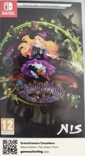 GrimGrimoire OnceMore Nintendo Switch, Italy box front