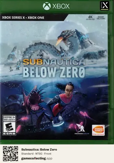 Subnautica: Below Zero Xbox Series X, NTSC box front