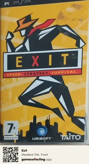 Exit PlayStation Portable, PAL box front