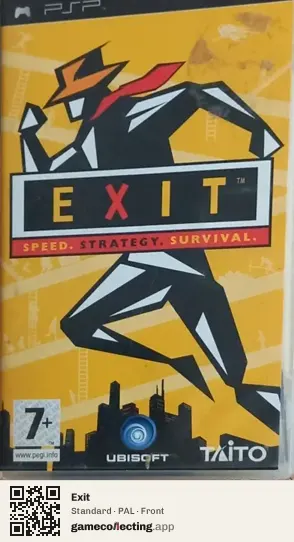 Exit PlayStation Portable, PAL box front