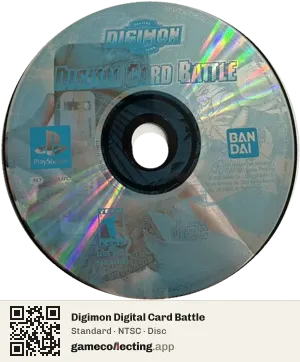 Digimon Digital Card Battle PlayStation, NTSC disc