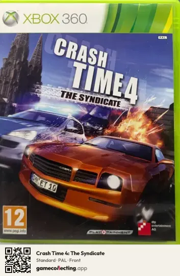Crash Time 4: The Syndicate Xbox 360, PAL box front