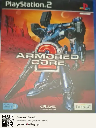 Armored Core 2 PlayStation 2, France box front