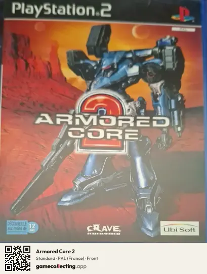 Armored Core 2 PlayStation 2, France box front