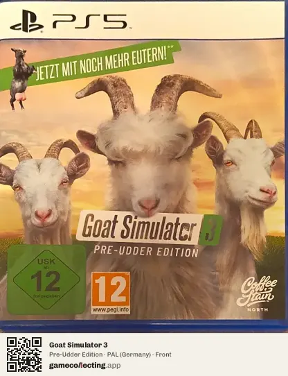 Goat Simulator 3 PlayStation 5, Germany box front