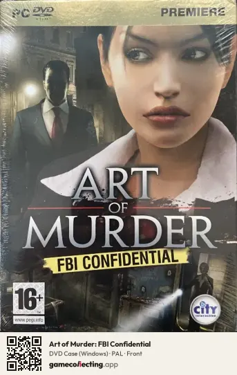 Art of Murder: FBI Confidential Computer, PAL box front