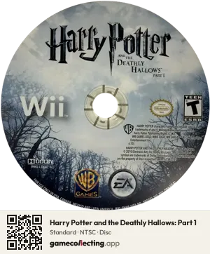 Harry Potter and the Deathly Hallows: Part 1 Nintendo Wii, NTSC disc