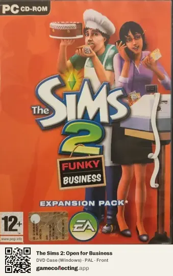 The Sims 2: Open for Business Computer, PAL box front