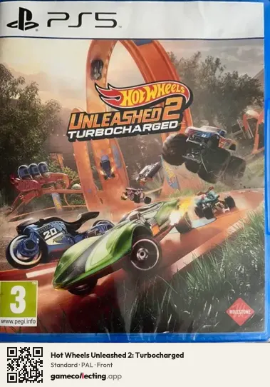Hot Wheels Unleashed 2: Turbocharged PlayStation 5, PAL box front