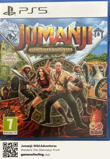 Jumanji: Wild Adventures PlayStation 5, Germany box front