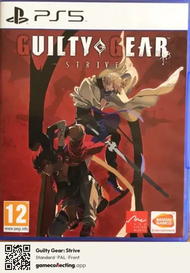 Guilty Gear: Strive PlayStation 5, PAL box front