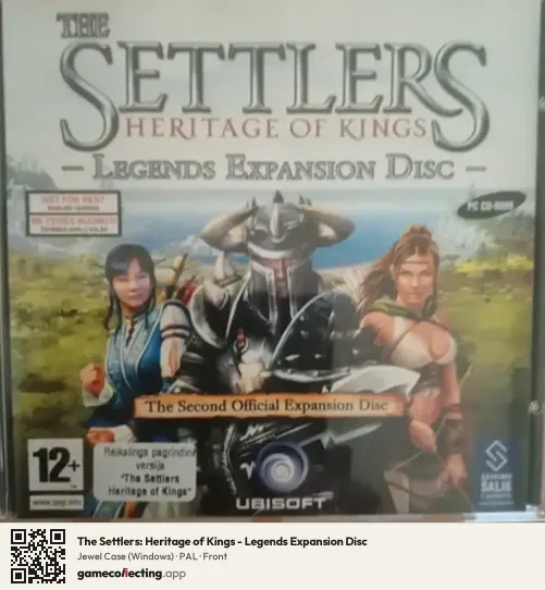 The Settlers: Heritage of Kings - Legends Expansion Disc Computer, PAL box front