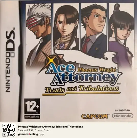 Phoenix Wright: Ace Attorney: Trials and Tribulations Nintendo DS, France box front
