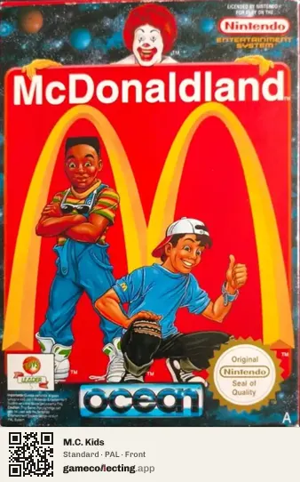 M.C. Kids Nintendo Entertainment System, PAL box front