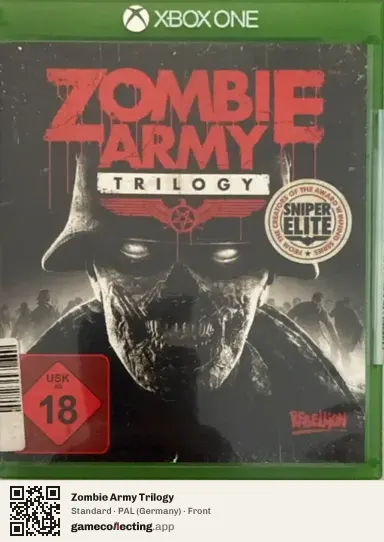 Zombie Army Trilogy Xbox One, Germany box front