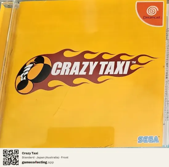 Crazy Taxi Sega Dreamcast, Australia box front