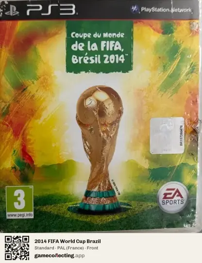 2014 FIFA World Cup Brazil PlayStation 3, France box front