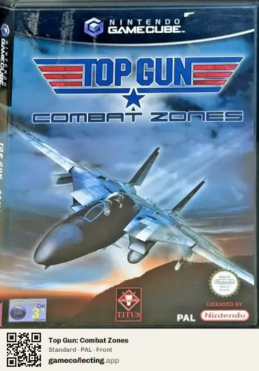 Top Gun: Combat Zones Nintendo GameCube, PAL box front