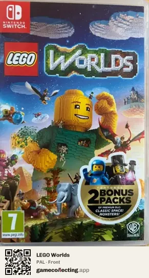 LEGO Worlds Nintendo Switch, PAL box front