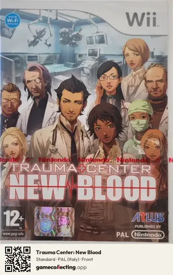 Trauma Center: New Blood Nintendo Wii, Italy box front