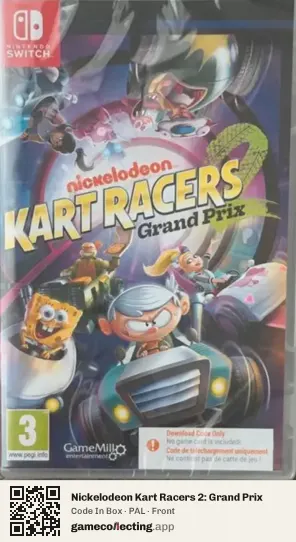 Nickelodeon Kart Racers 2: Grand Prix Nintendo Switch, PAL box front