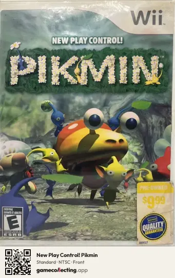 New Play Control! Pikmin Nintendo Wii, NTSC box front