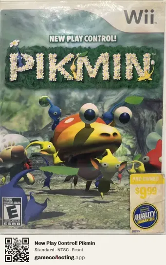New Play Control! Pikmin Nintendo Wii, NTSC box front