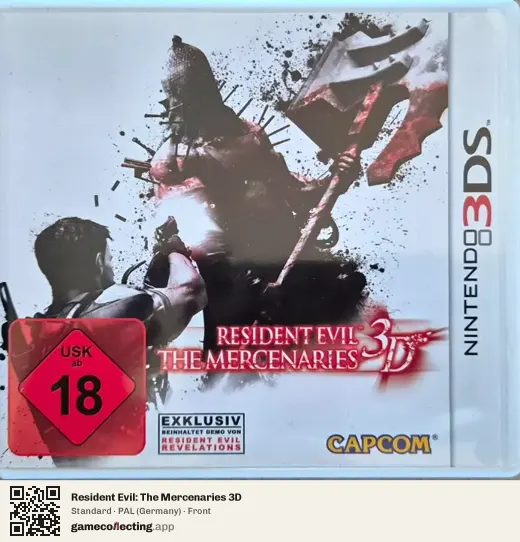 Resident Evil: The Mercenaries 3D Nintendo 3DS, Germany box front