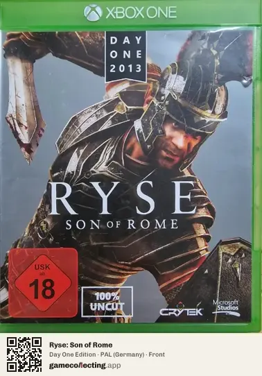 Ryse: Son of Rome Xbox One, Germany box front