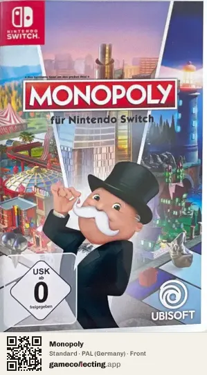 Monopoly Nintendo Switch, Germany box front