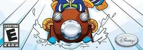 Club Penguin: Game Day!, the ESRB box on its front