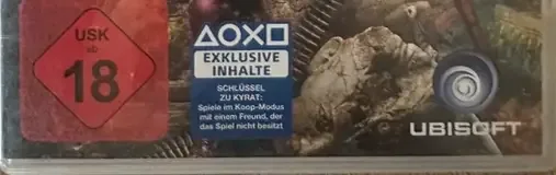 Far Cry 4, the USK square on its front