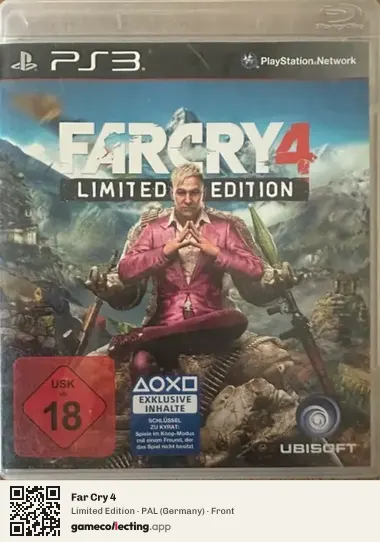 Far Cry 4 PlayStation 3, Germany box front