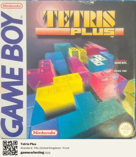 Tetris Plus Game Boy, United Kingdom box front