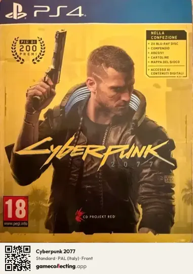 Cyberpunk 2077 PlayStation 4, Italy box front