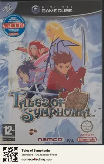 Tales of Symphonia Nintendo GameCube, Spain box front
