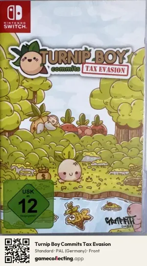 Turnip Boy Commits Tax Evasion Nintendo Switch, Germany box front