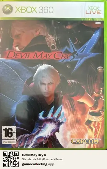 Devil May Cry 4 Xbox 360, France box front