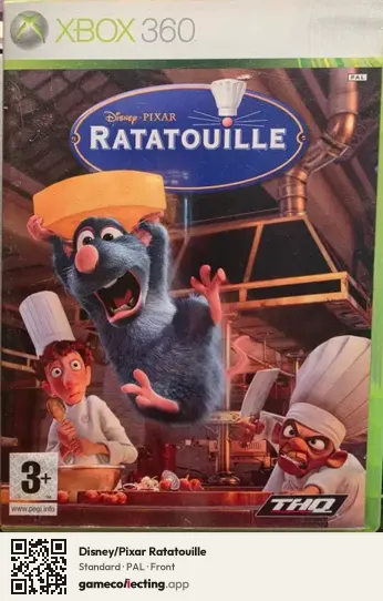 Disney/Pixar Ratatouille Xbox 360, PAL box front