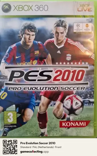 Pro Evolution Soccer 2010 Xbox 360, Netherlands box front