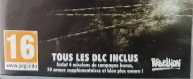 Sniper Elite V2 Remastered, the PEGI square on its front