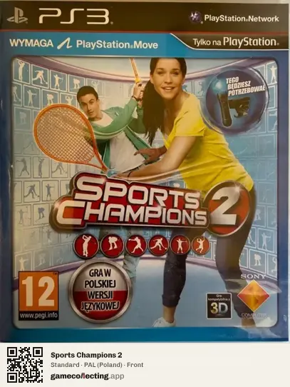 Sports Champions 2 PlayStation 3, Poland box front
