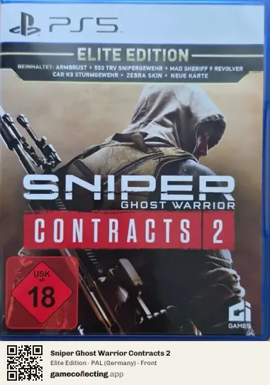 Sniper Ghost Warrior Contracts 2 PlayStation 5, Germany box front