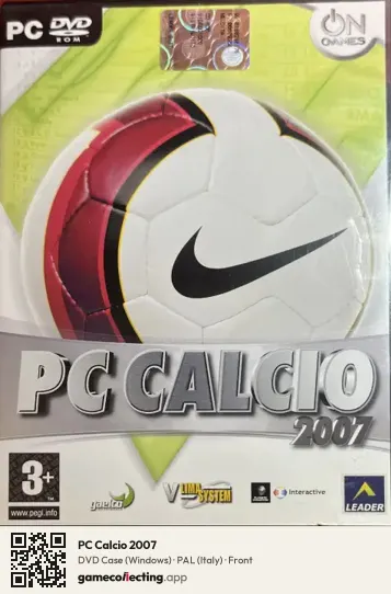 PC Calcio 2007 Computer, Italy box front