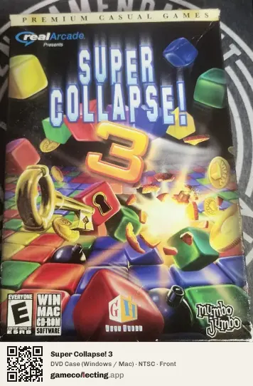 Super Collapse! 3 Computer, NTSC box front