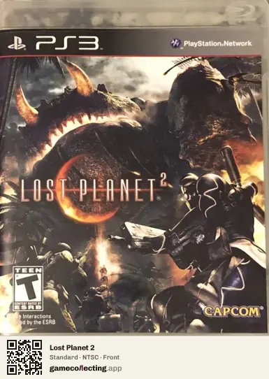 Lost Planet 2 PlayStation 3, NTSC box front