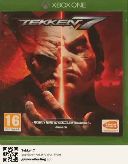 Tekken 7 Xbox One, France box front